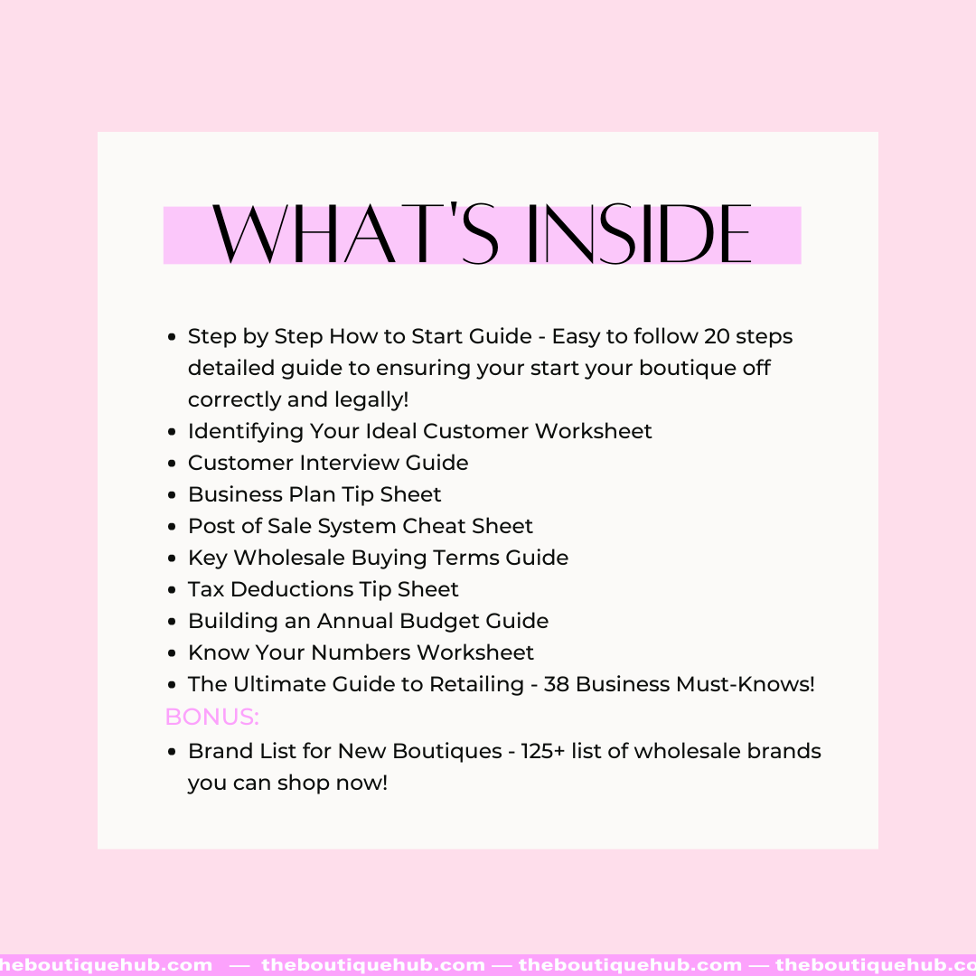 How to Start a Boutique Handbook - The Boutique Hub